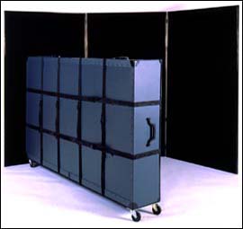 48x96 inch shipping case with casters