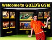 Table Top Display For Gold's Gym