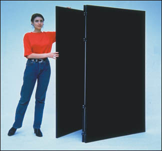 Folding Velcro room divider partition
