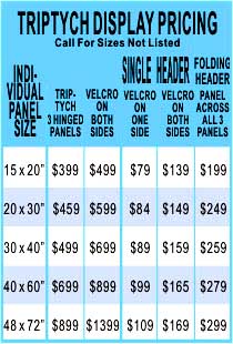 Table Top Display Pricing