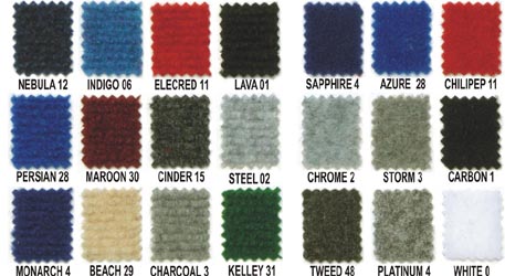 Velcro Carpet Swatches